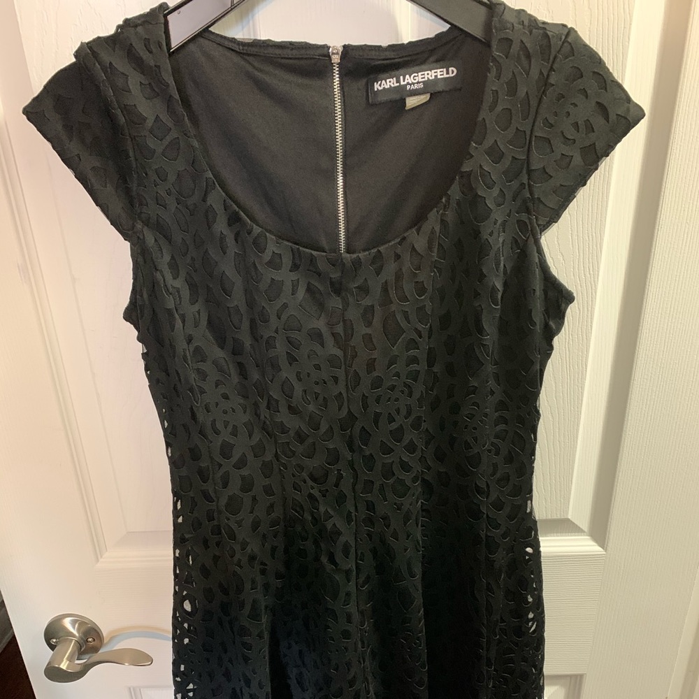 Karl Lagerfeld black dress!